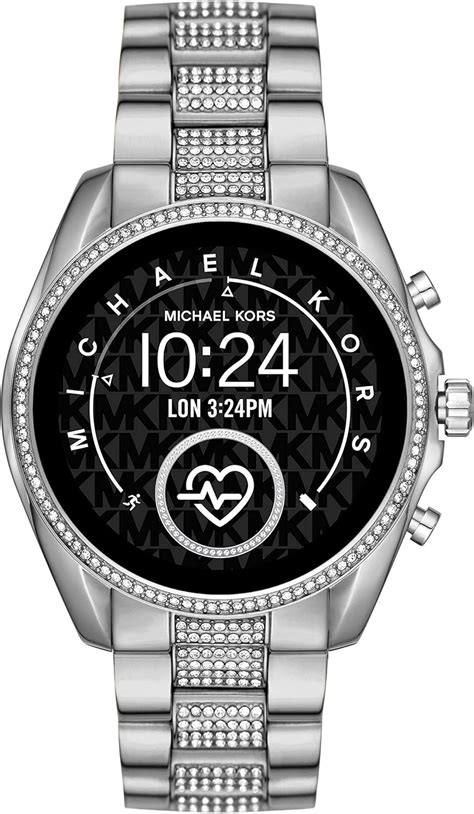 smartwatch michael kors plain silver canada|Women's Silver Smartwatches .